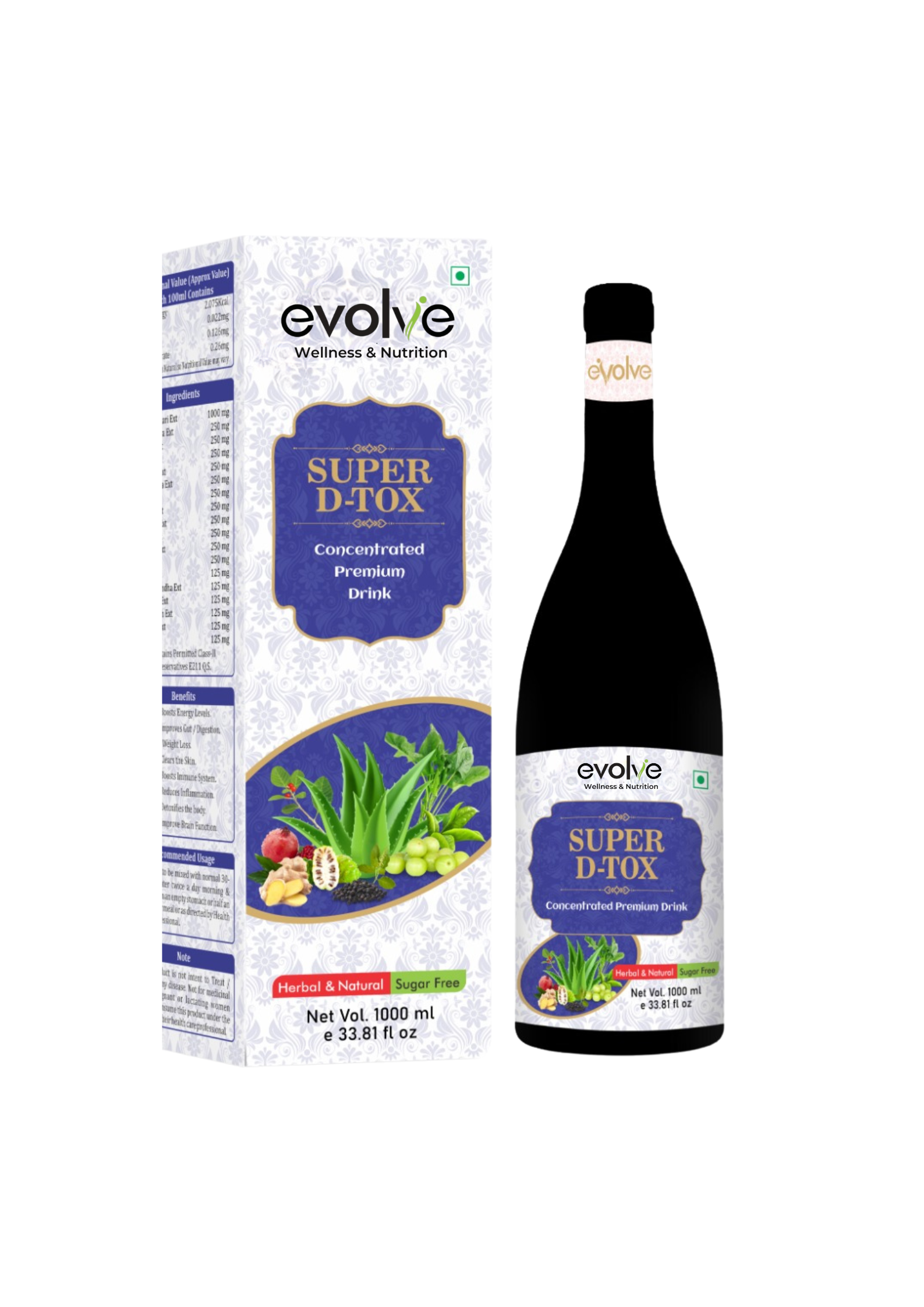 SUPER D-TOX 1000ML